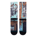 Stance Jean-Michel Basquiat 2 HEADS ON GOLD CREW sokken voorkant plat
