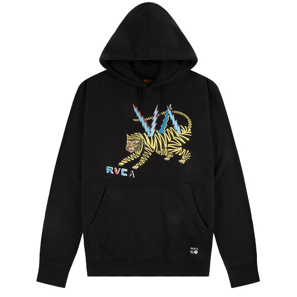 RVCA LEINES HOODIE Black bij Revert 95