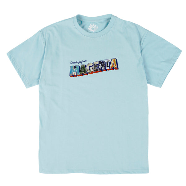 Magenta Postcard Tee Blue