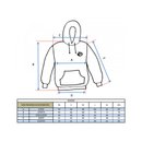 Magenta OG SCRIPT HOODIE zwart matentabel