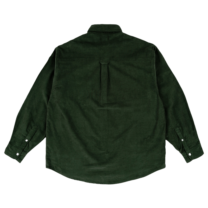 Magenta PROPER SHIRTS CORD GREEN achterkant