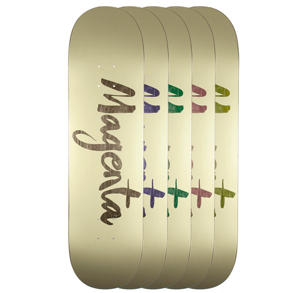 Magenta Skateboards BRUSH TEAM BOARD achterkant