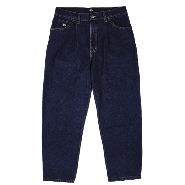 Magenta Skateboard denim jeans OG DENIM DARK BLUE broek voorkant Revert95.com