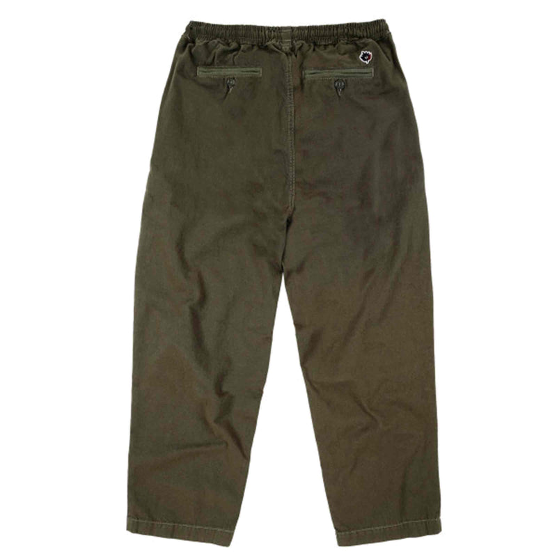 Magenta skateboards LOOSE PANTS KHAKI baggy ribfluwelen broek achterkant Revert95.com