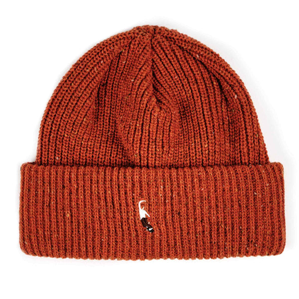 Magenta skateboards wollen powerslide BEANIE oranje voorkant muts Revert95.com