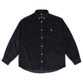 Magenta skateboards PWS SHIRT CORDUROY shirt zwart voorkant Revert95.com