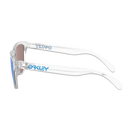 Oakley Frogskins Crystal Clear Prizm Sapphire zijkant