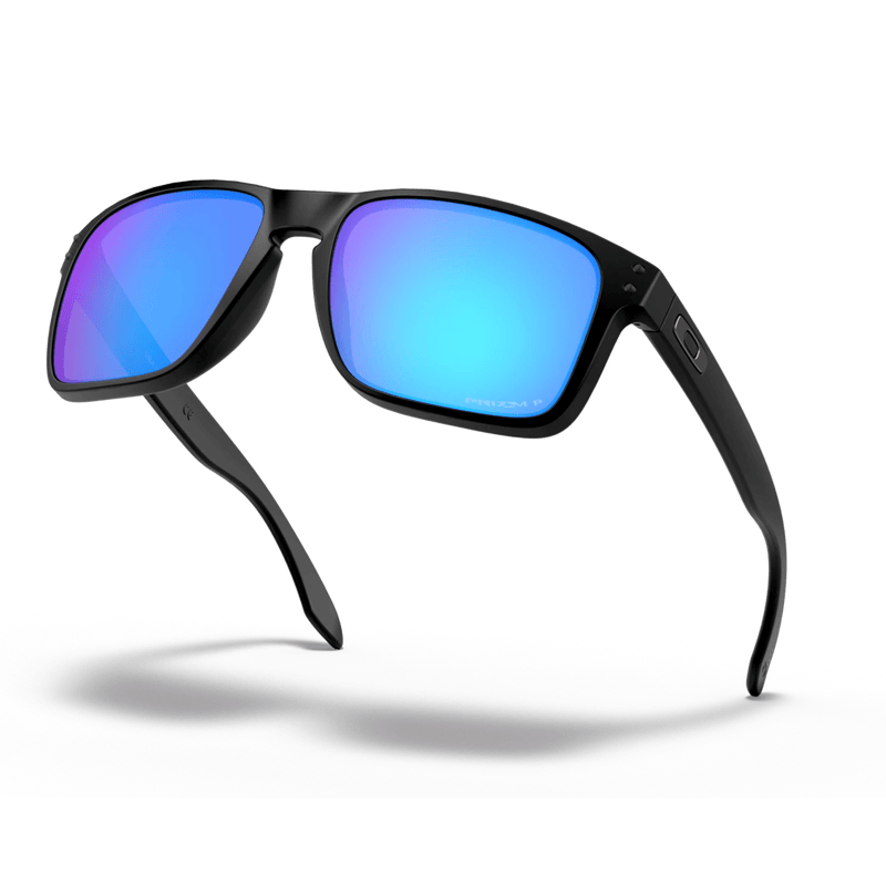 Oakley Holbrook XL Matte Black Frame Prizm Sapphire Polarized Lenses bovenkant