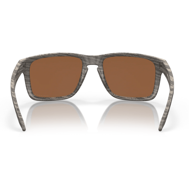 Holbrook XL Woodgrain Montuur Prizm Tungsten Polarized Glazen achterkant