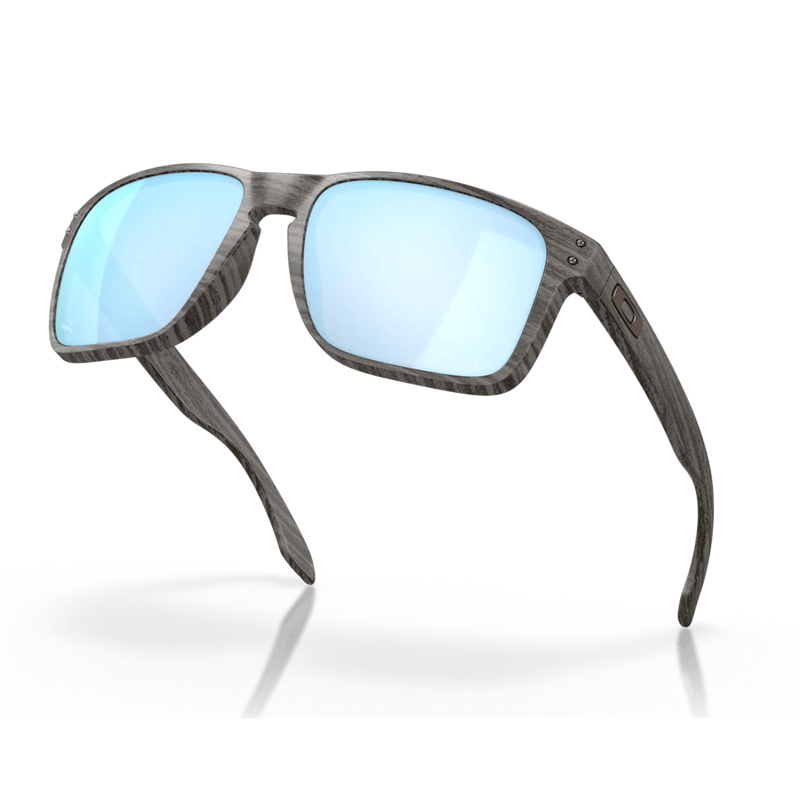 Oakley Holbrook XL Woodgrain Prizm Deep Water Polarized bovenkant