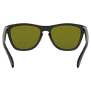 Oakley Frogskins Matte Black Montuur & Violet Iridium Glazen achterkant