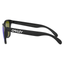 Oakley Frogskins Matte Black Montuur & Violet Iridium Glazen zijkant