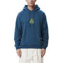 Obey Pin face hoodie deep ocean voorkant