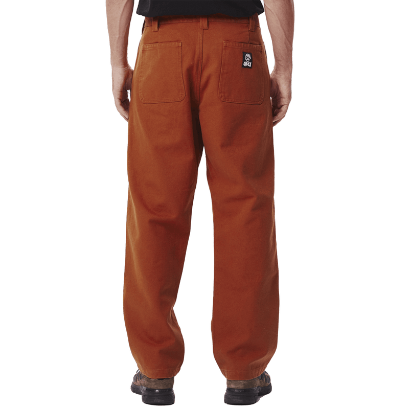 Obey Vacant pant ginger achterkant