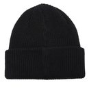 Obey Bold organic beanie zwart achterkant obey logo