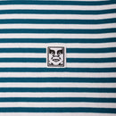 Obey Icon Legacy t-shirt deap ocean multi logo close-up