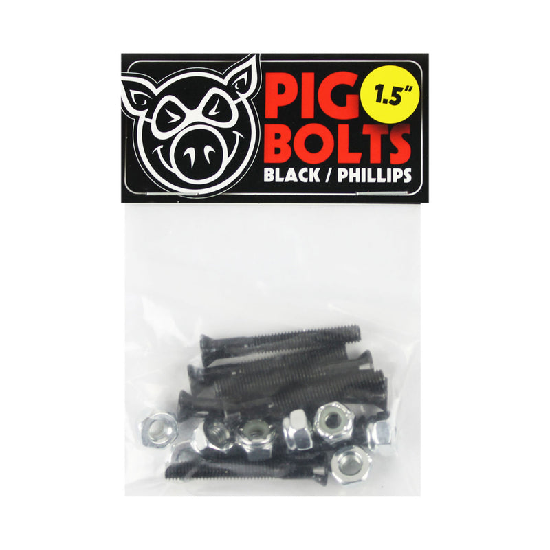 Bestel de Pig wheels 1,5" PHILLIPS black skateboard hardware snel, gemakkelijk en veilig bij Revert 95. Check on ze website voor de gehele Pig wheels collectie, of kom langs in onze winkel in Haarlem.