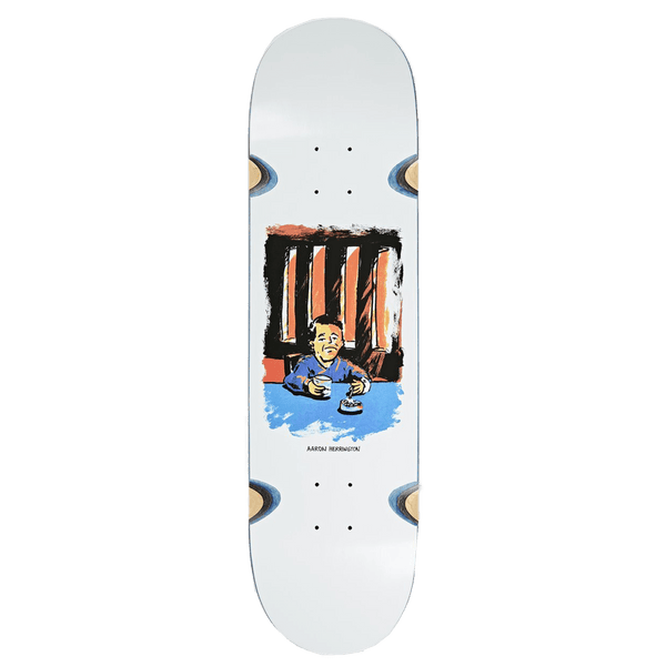 Polar Skate co Aaron Herrington Chain Smoker 2.0 Wheel Well Skateboard Deck Revert95.com achterkant