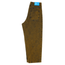 Polar Big Boy Jeans Yellow Black skate broek zijkant product