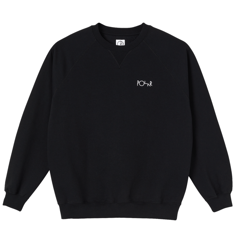 Polar Default Crewneck Black voorkant product