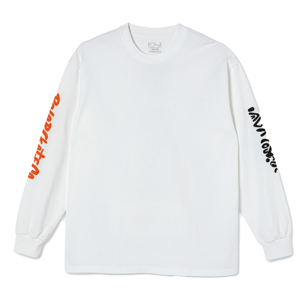 Polar Facescape Longsleeve White voorkant product