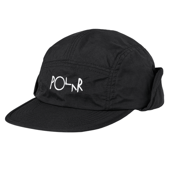 Polar Flap Cap Black voorkant product