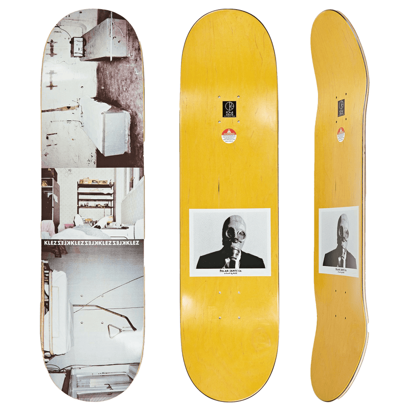 Polar Skate co Klez Rehabilitation Center Skateboard Deck Revert95.com alle kanten