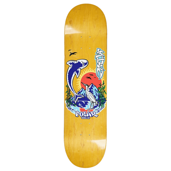 Polar Skate co Shin Sanbongi Mt Fuji Skateboard Deck Revert95.com achterkant