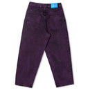Polar skate co Polar Big Boy Jeans Purple Black achterkant Revert95.com
