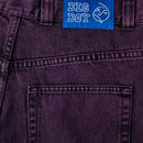 Polar skate co Polar Big Boy Jeans Purple Black achterkant close-up Revert95.com