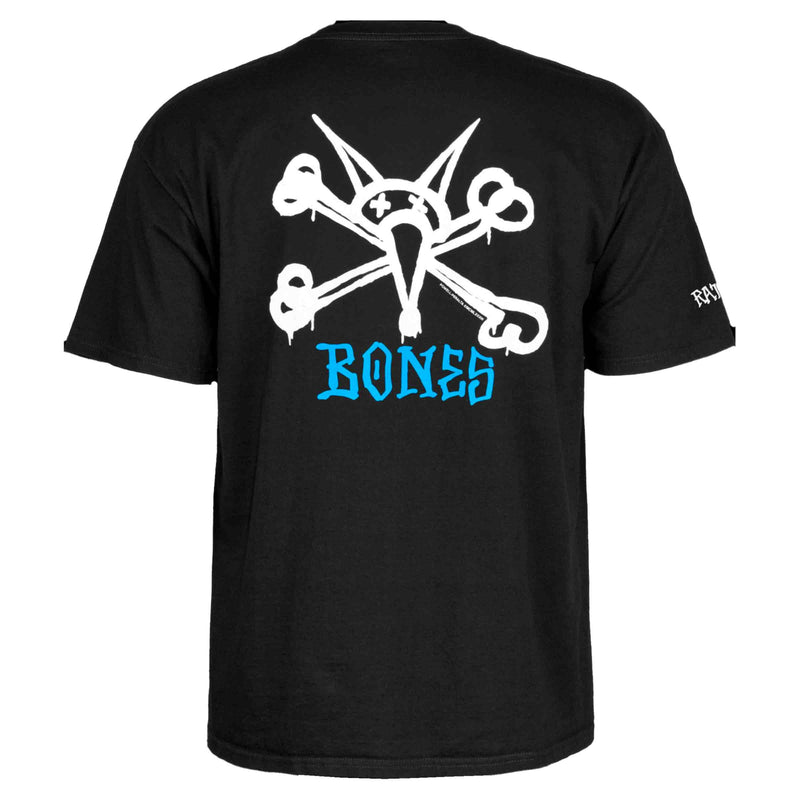 Powell Peralta Rat Bones T-Shirt black achterkant Revert95.com