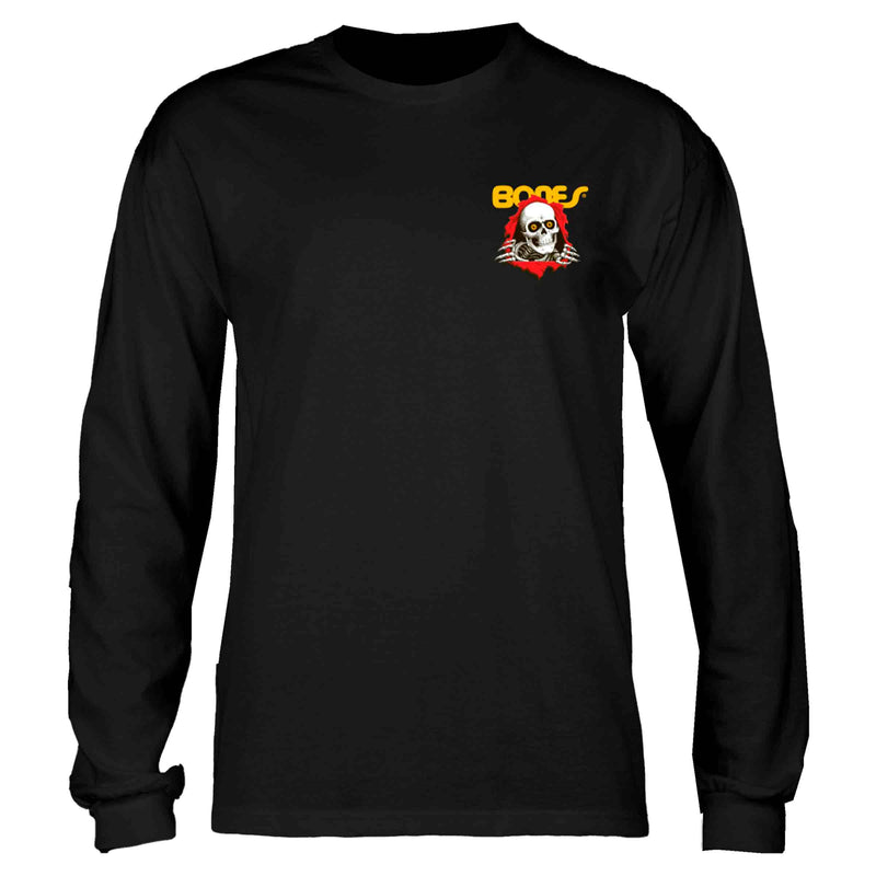 Powell Peralta Ripper Longsleeve T-shirt zwart voorkant Revert95.com