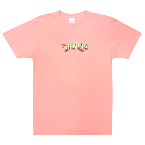 RIPNDIP Day Tripper Tee Dusty Rose voorkant 