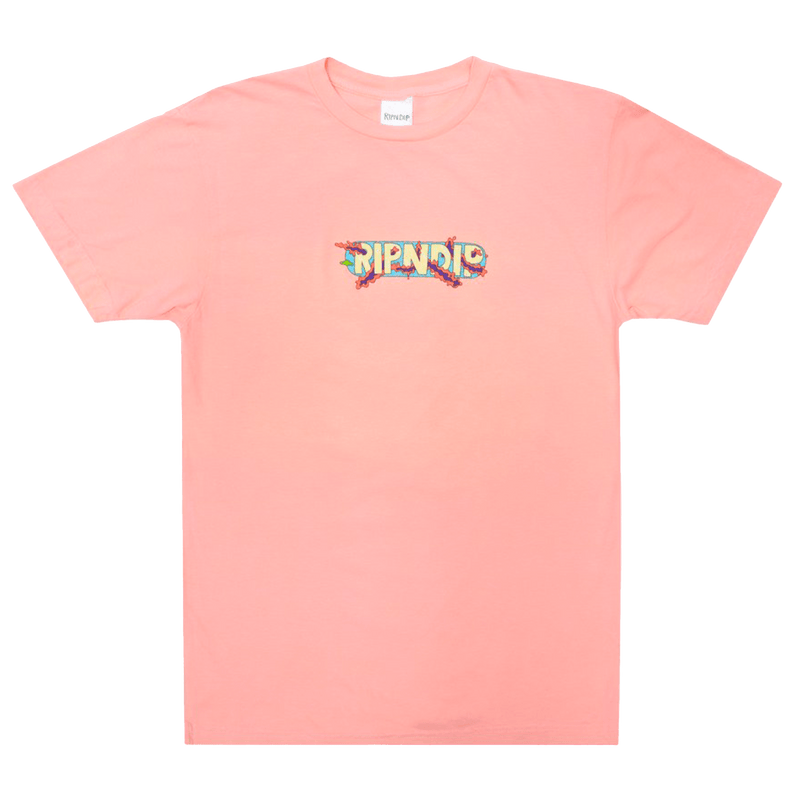 RIPNDIP Day Tripper Tee Dusty Rose voorkant 