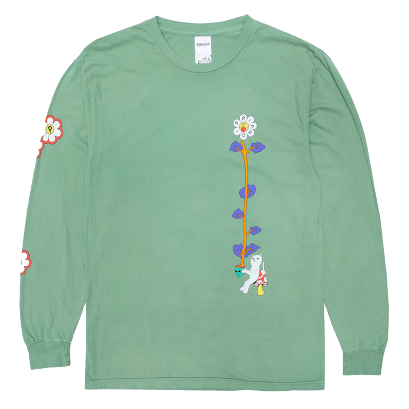 Plant Based Long Sleeve Pistachio voorkant product