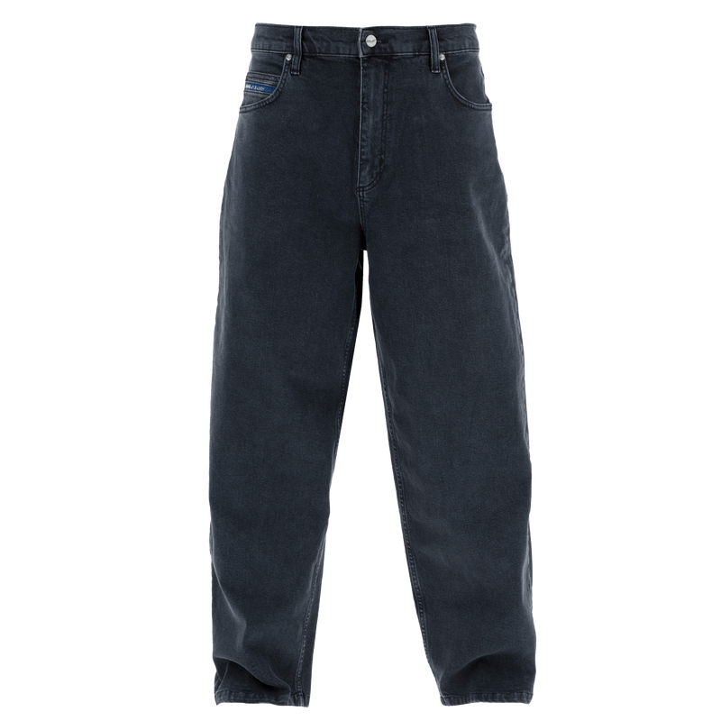 Reell Denim Jeans Baggy Black Wash Revert95 voorkant