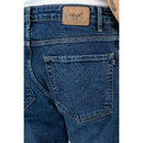 Reell Denim Lowfly 2 Retro Mid Blue jeans broek achterkant Revert95.com
