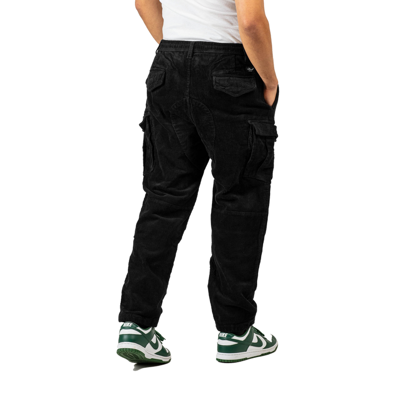 Reell Denim Reflex Loose Cargo Black Corduroy achterkantRevert95.com