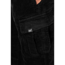 Reell Denim Reflex Loose Cargo Black Corduroy zijkant close-up Revert95.com