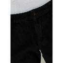 Reell Denim Regular Flex Chino Corduroy zwart voorkant close-up Revert95.com