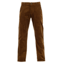 Reell Denim Regular Flex Chino Corduroy Bruin voorkant product Revert95.com