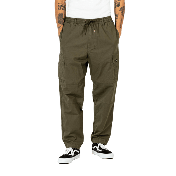 Reell Denim Reflex Loose Cargo dark olive voorkant