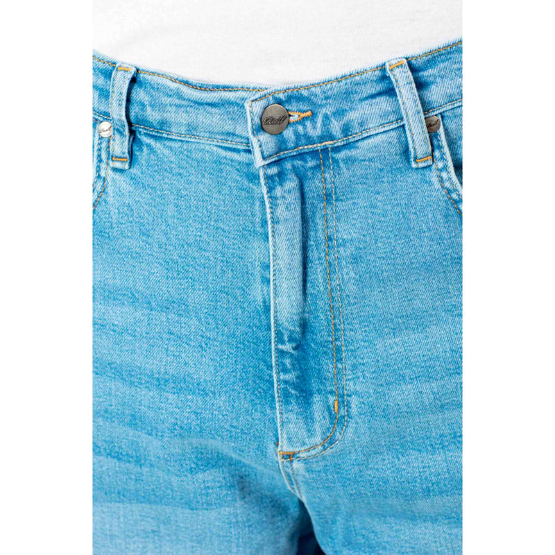 Reell Denim Jeans Baggy Light Blue Stone Revert95 voorkant close-up
