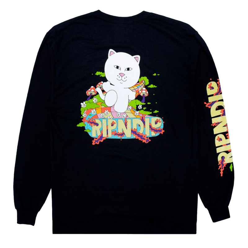 Ripndip Day Tripper Long Sleeve zwart voorkant product
