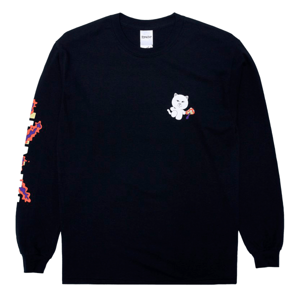 Ripndip Day Tripper Long Sleeve zwart voorkant product