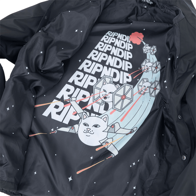 Ripndip Far Far Away Jacket black binnenkant