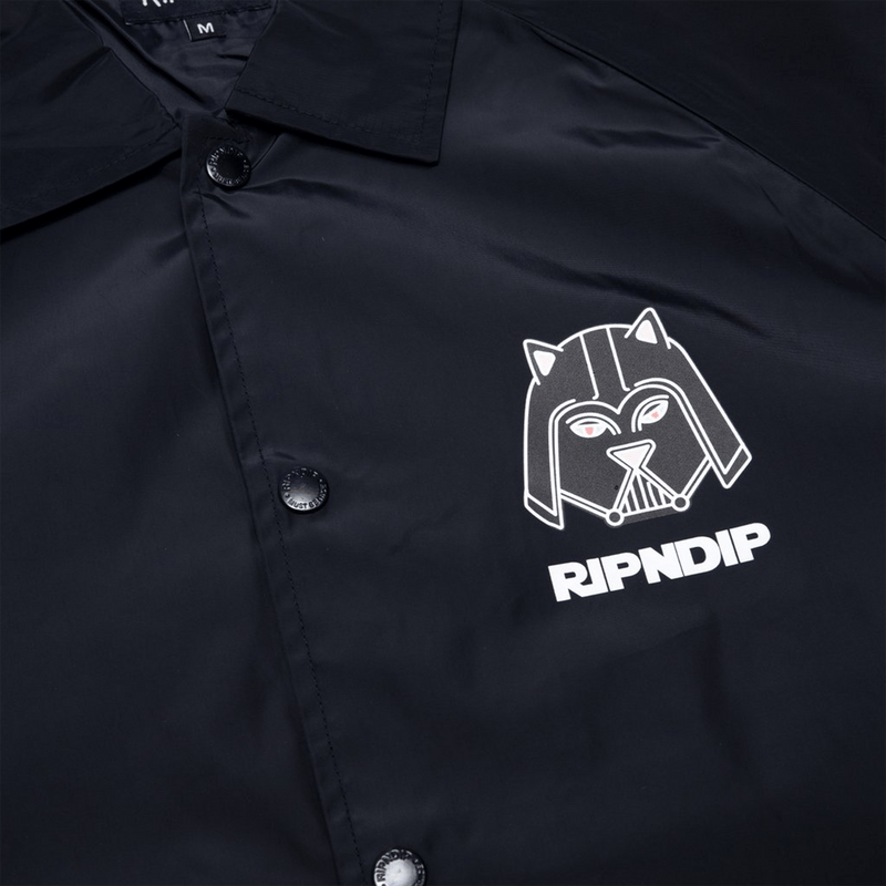 Ripndip Far Far Away Jacket black voorkant close-up