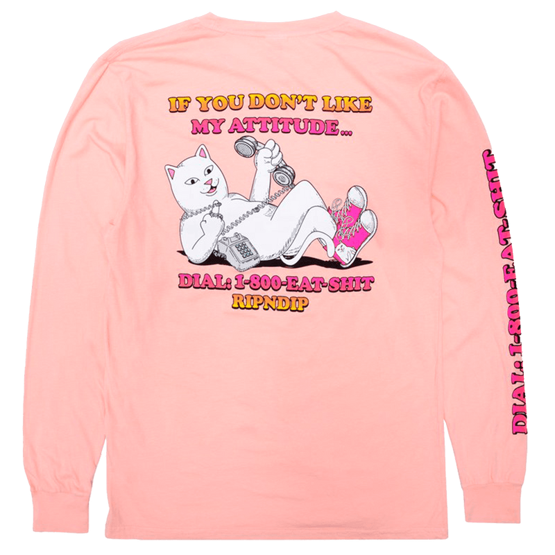 Ripndip Hows My Attitude Long Sleeve achterkant product