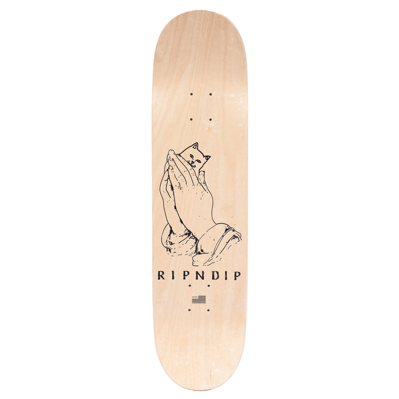 Ripndip Lord Nermal Board lime purple voorkant skateboard deck