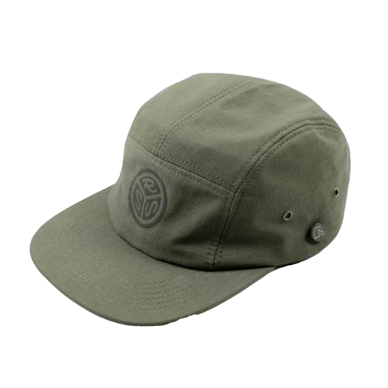 Rumble Reflective RSS logo 5 Panel cap zijkant groen